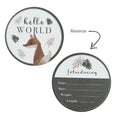 Load image into Gallery viewer, Living Textiles Newborn Gift Set-Hello World Gift Set
