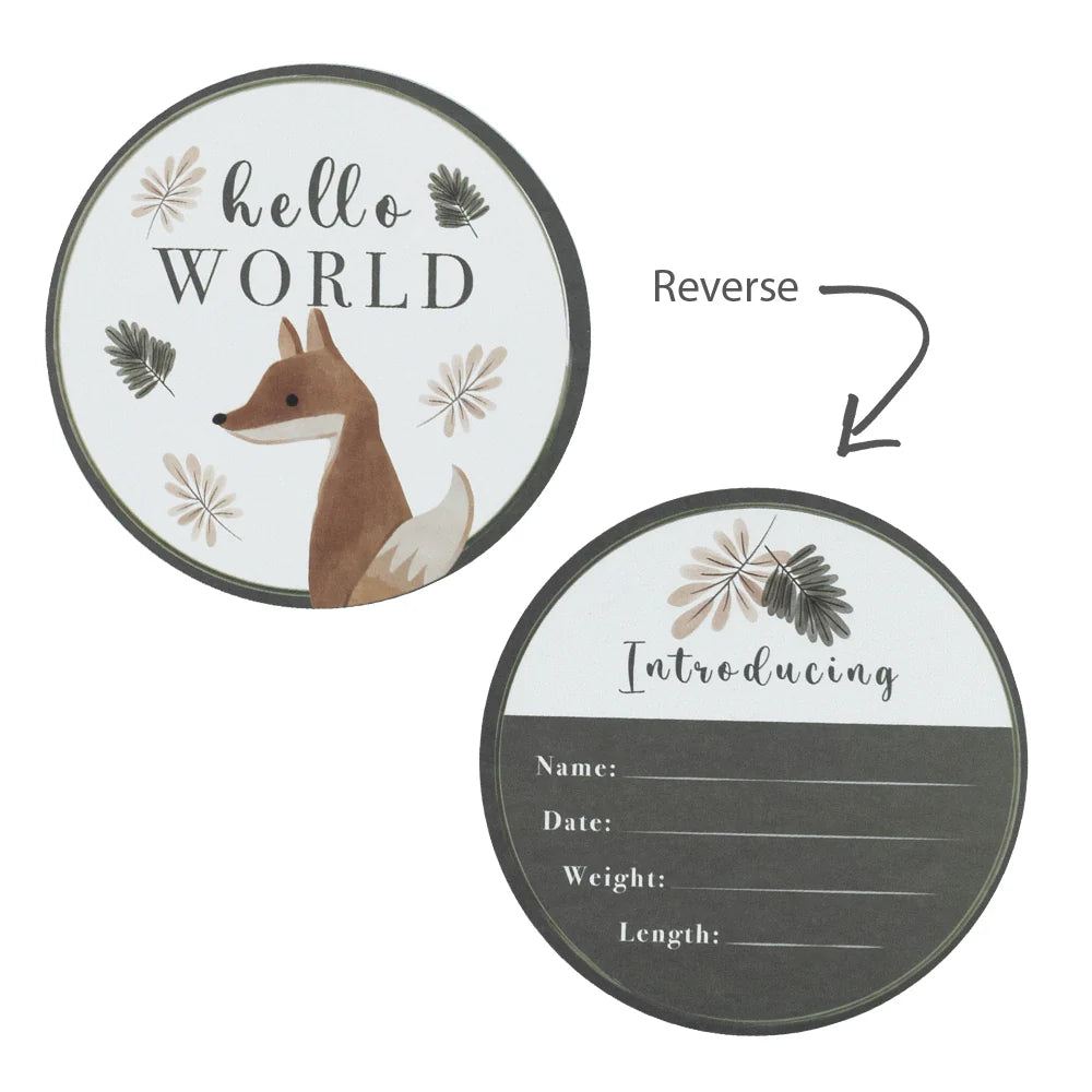 Living Textiles Newborn Gift Set-Hello World Gift Set