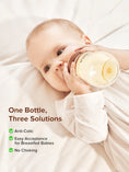 Load image into Gallery viewer, THYSEED PPSU Baby Bottle with Anti-Colic Vent for Natural Feeding
