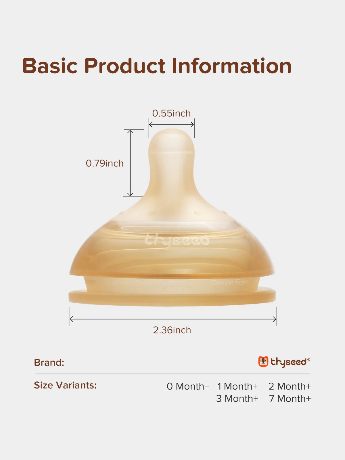 Thyseed Baby Bottle Spout