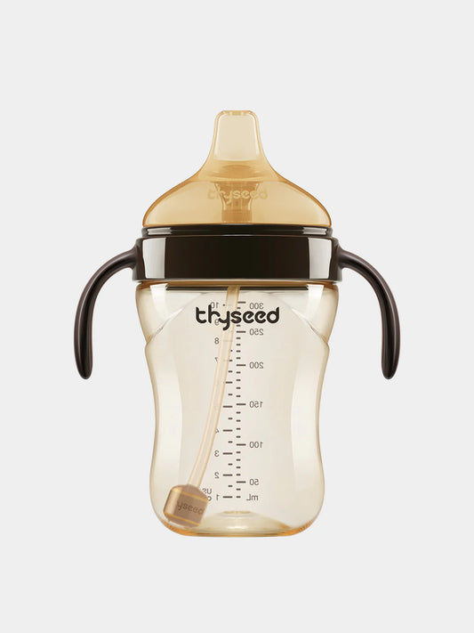 Thyseed Natural PPSU Spout Sippy Cup 10oz/300ml (Handle Edition）