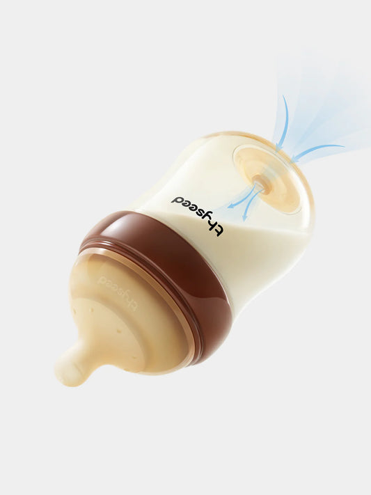 THYSEED PPSU Baby Bottle with Anti-Colic Vent for Natural Feeding