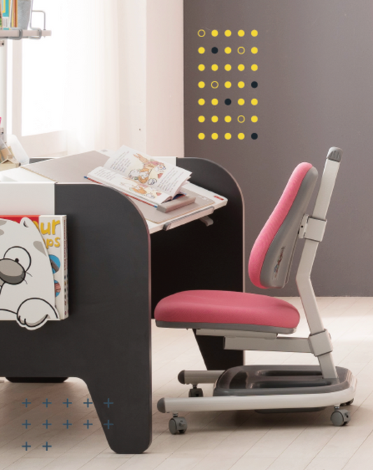 COMF-PRO Ergonomic K639 Enlightening Adjustable Chair Pink/Blue