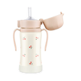 Load image into Gallery viewer, Grosmimi stainless straw cup 200ml/300ml sweet cherry
