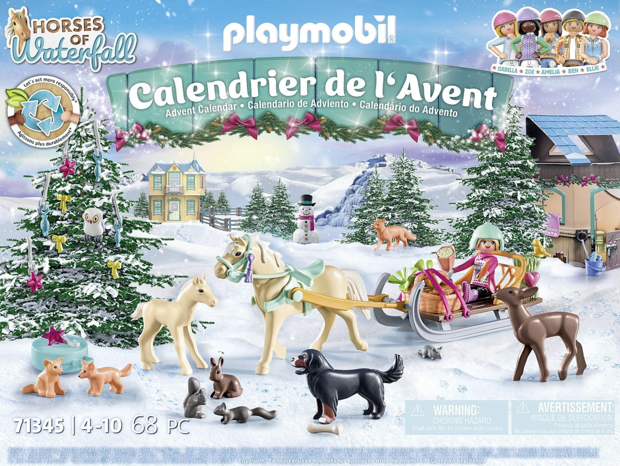 Playmobil Advent Calendar Christmas Sleigh Ride 71345 – KOKOBABY