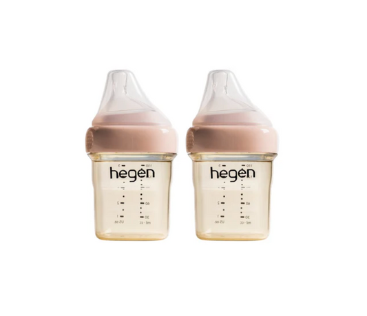 Hegen Pcto™ 150ml/5oz Feeding Bottle PPSU, 2 pack - Pink