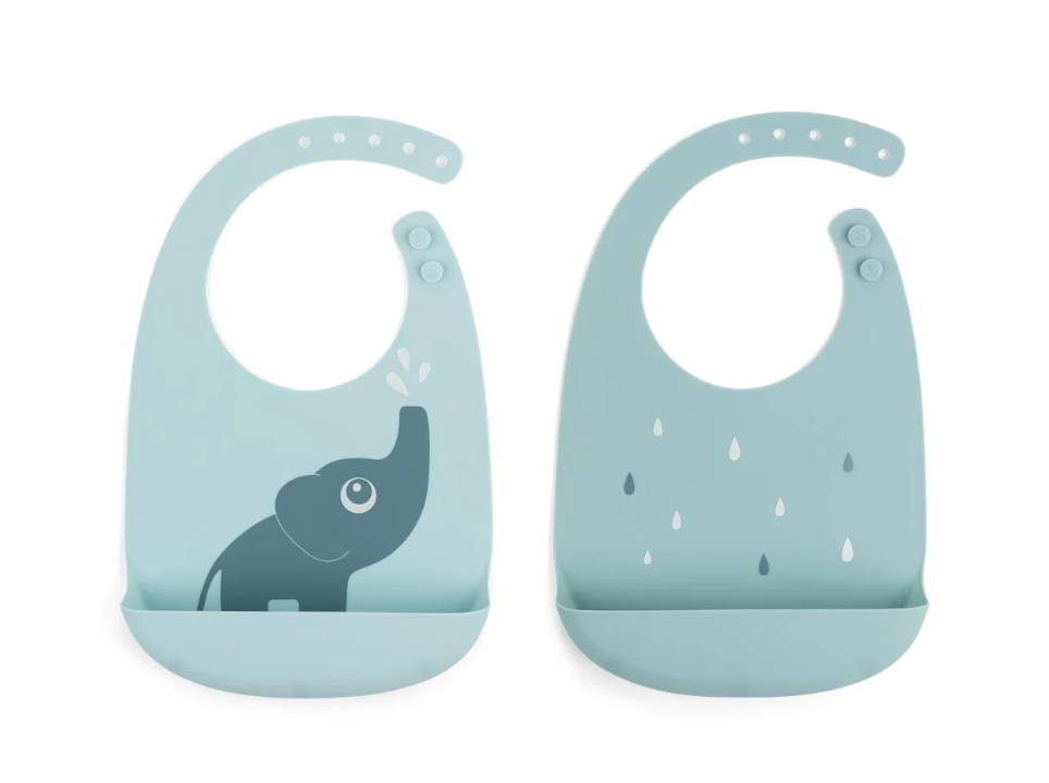 Done by Deer Silicone Bib 2 Pack