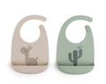 Load image into Gallery viewer, Done by Deer Silicone Bib 2 Pack
