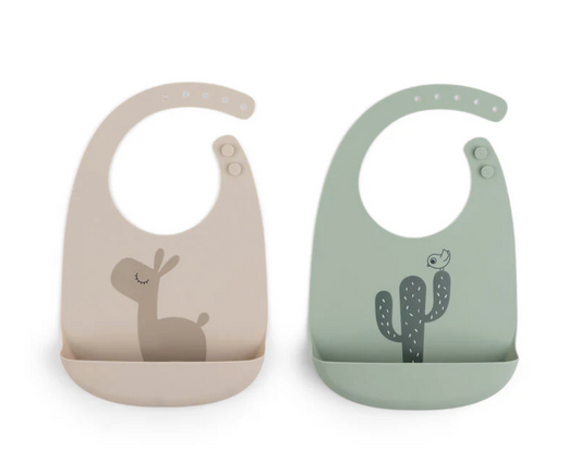 Done by Deer Silicone Bib 2 Pack