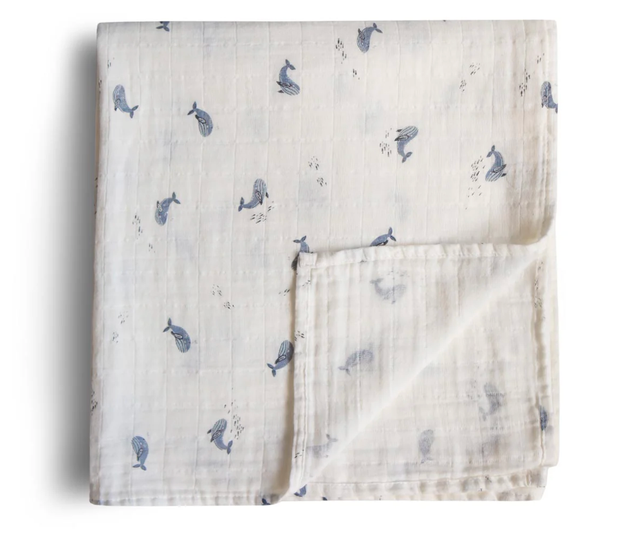 Mushie Muslin Swaddle Blanket