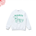 Load image into Gallery viewer, Mardi  kids sweatshirt the tail ddanji white green
