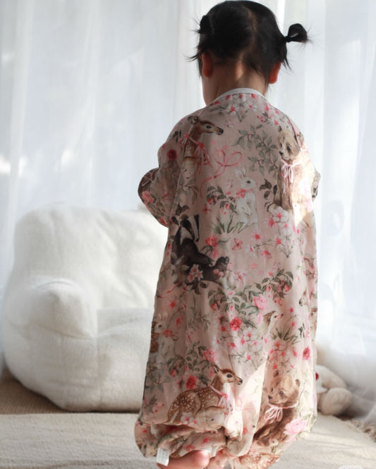 Sleep Bag Long Sleeve Blooming Forest