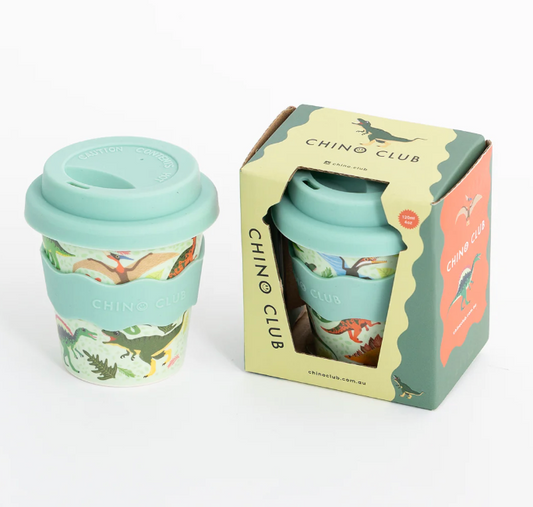 Green Dino Babychino Cup