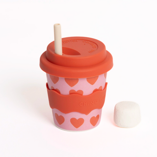 Hearts Babychino Cup 4oz/8oz