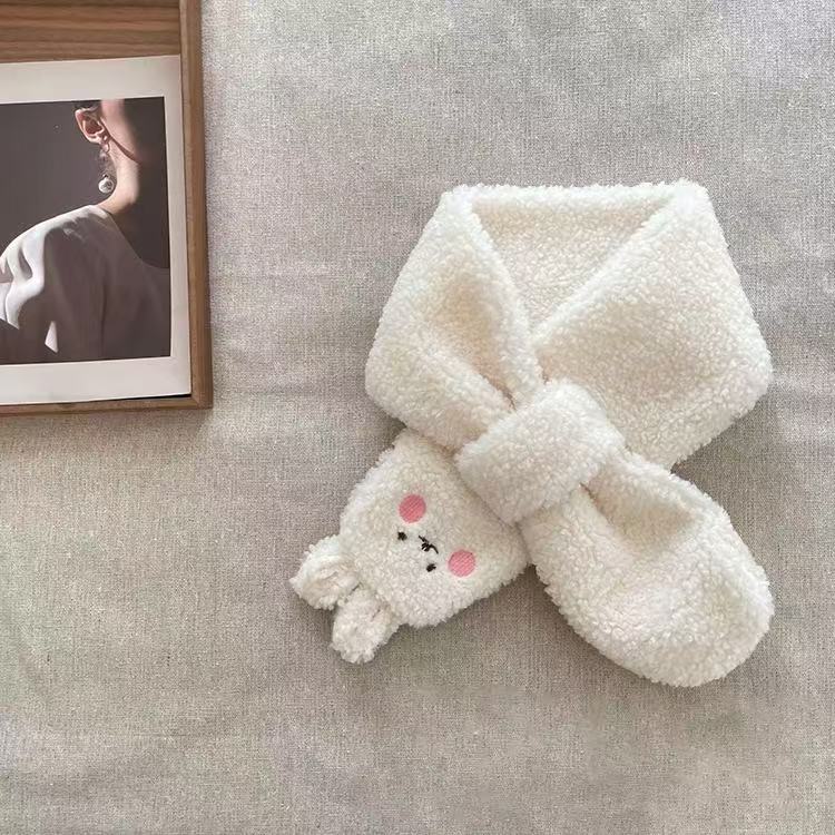 Kids’ Plush Cross Scarf