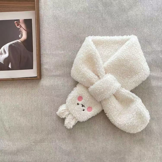 Kids’ Plush Cross Scarf