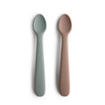 Load image into Gallery viewer, Mushie Silicone Feeding Spoons 2-Pack
