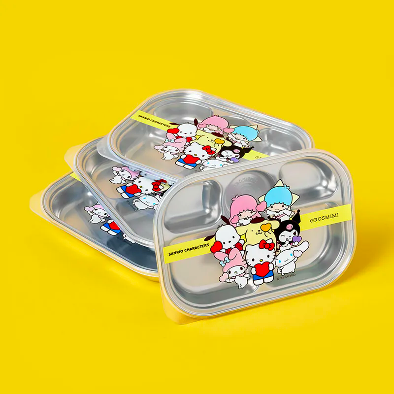 GROSMIMI SANRIO Stainless Baby Food Tray