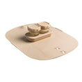Load image into Gallery viewer, Hegen Mealtime Starter Kit with Foldable Placemat Taupe
