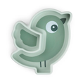 Load image into Gallery viewer, Done by Deer Stick and Stay Plate Birdee (Powder/Blue/Green)
