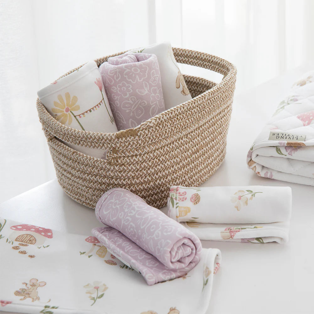 Living Textiles 3-Pack Washcloths