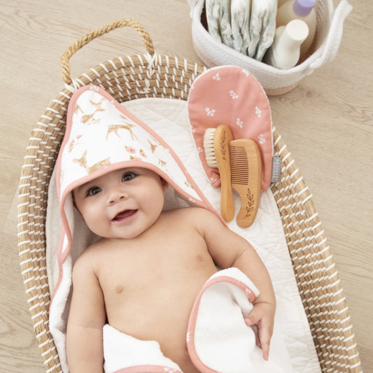 Living Textiles 4pc Baby Bath Gift Set｜Sophia's Garden