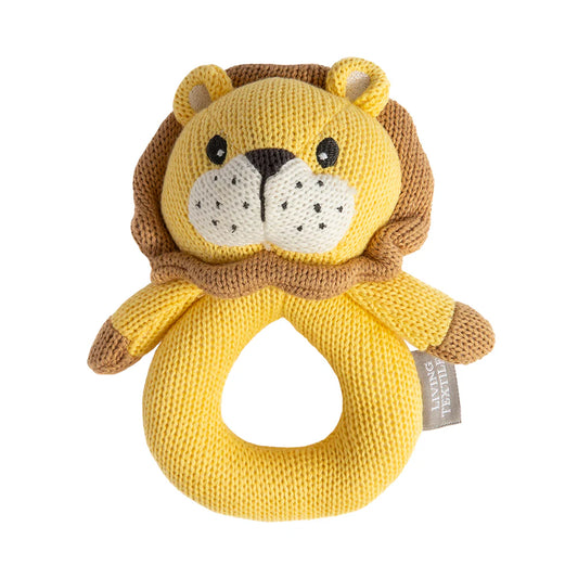 Living Textiles Knitted Ring Rattle