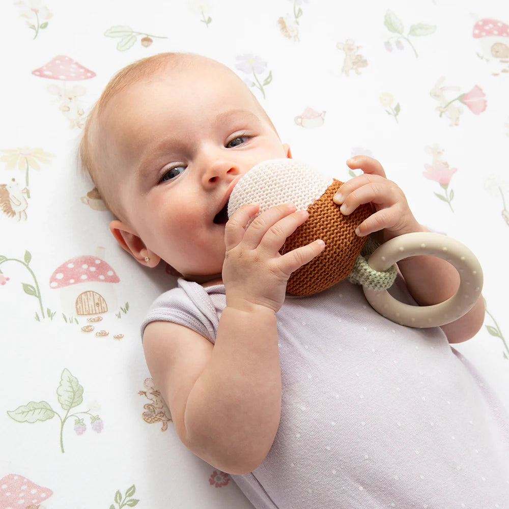 Living Textiles Whimsical Wonderland Ring Rattle