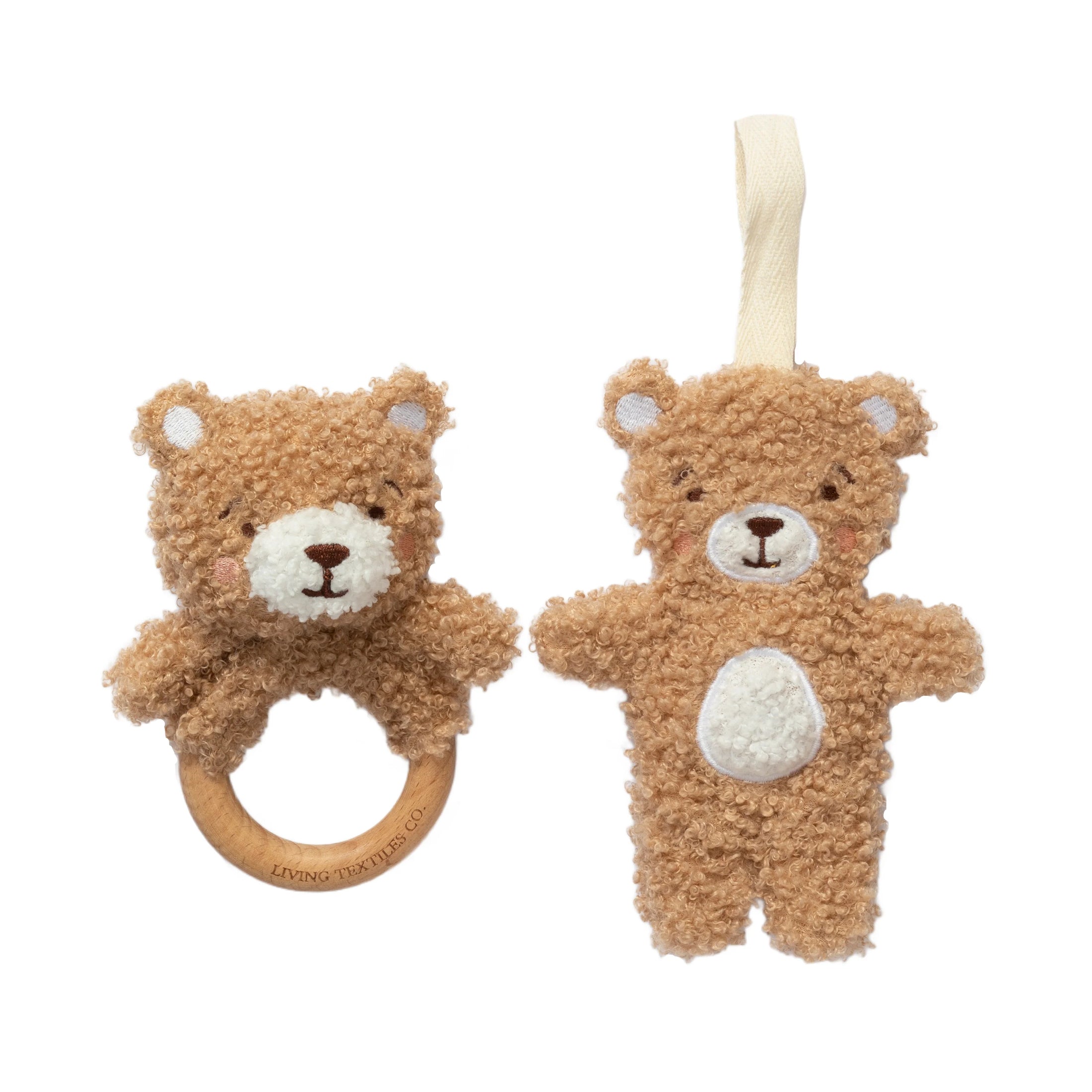 Living Textiles Ring Rattle & Dummy Chain Set