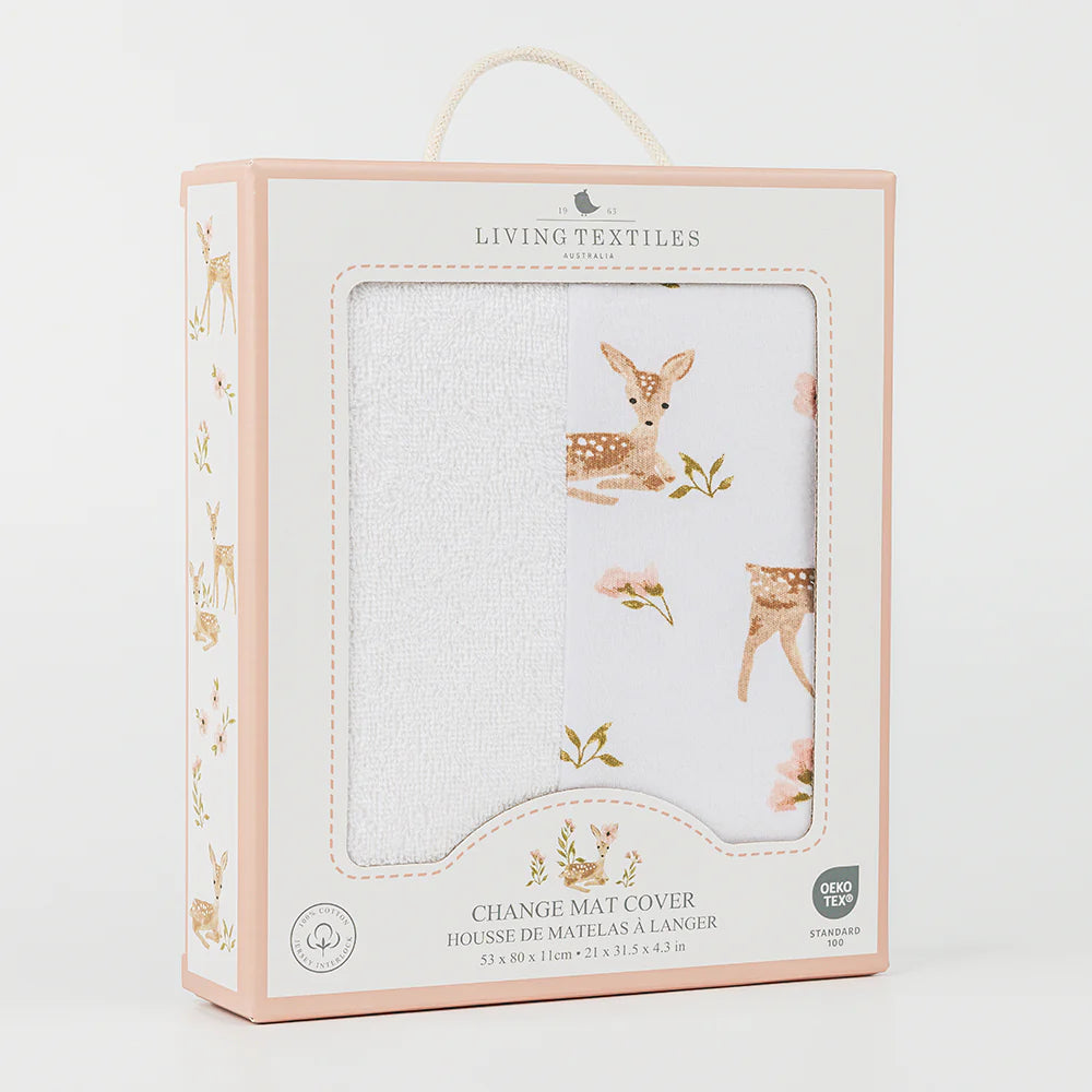 Living Textiles Change Mat Cover with Towelling