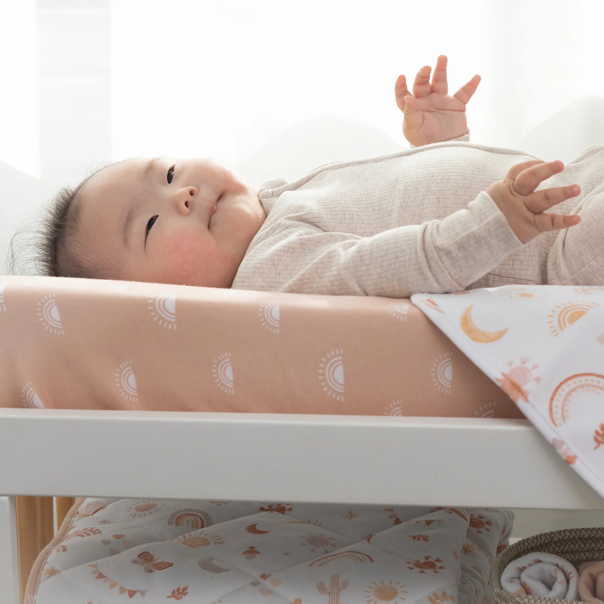 Living Textiles Change Mat Cover with Towelling