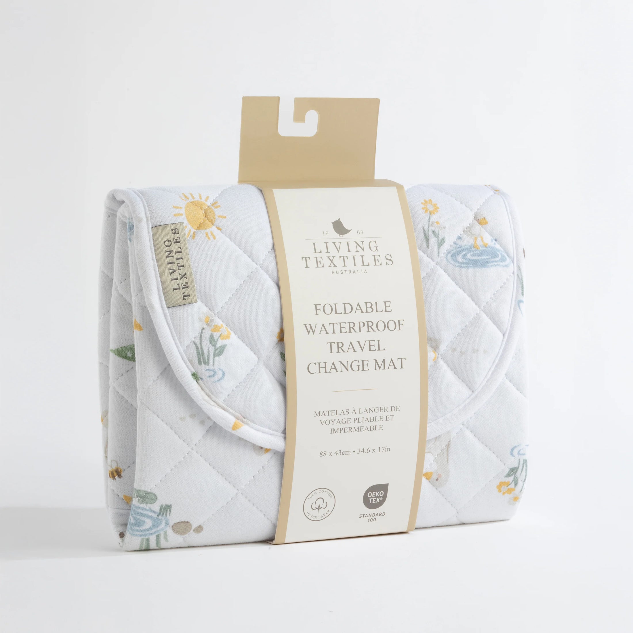 Living Textiles Waterproof Travel Change Mat