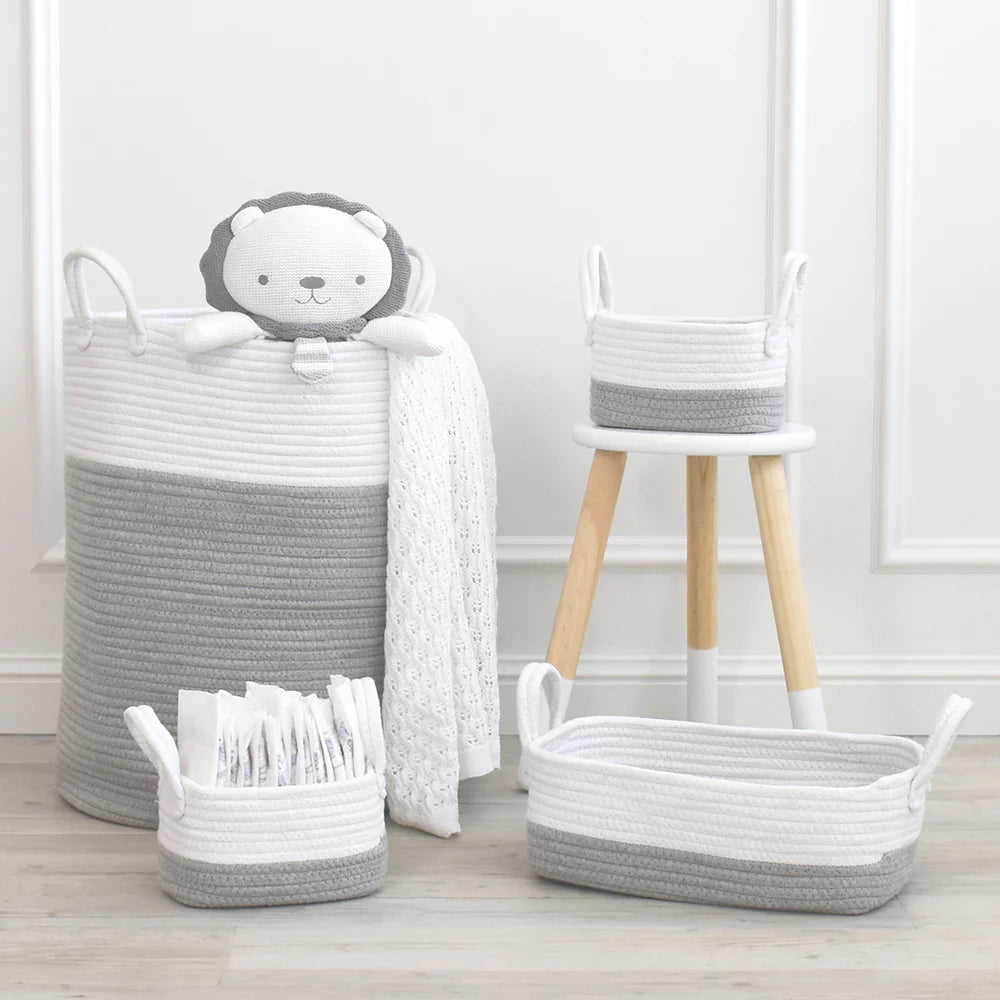 Living Textiles 3 Pc Cotton Rope Storage Set