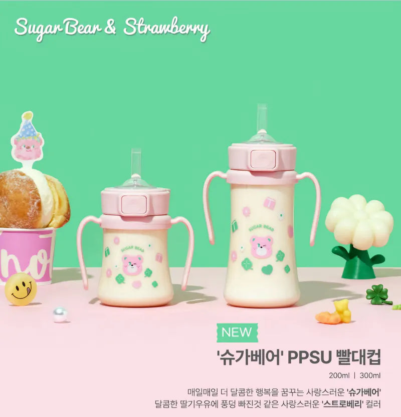 Grosmimi Knotted sugar bear 200ml/300ml PPSU 6M+