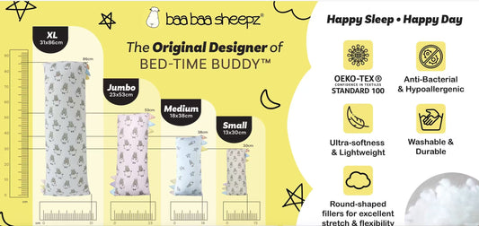 Big Sheepz /Blue / Color & Stripe Tag Jumbo Size (23*53cm)