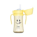 Load image into Gallery viewer, Grosmimi Knotted  Yellow Smile Cup 200ml/300ml PPSU 6M+
