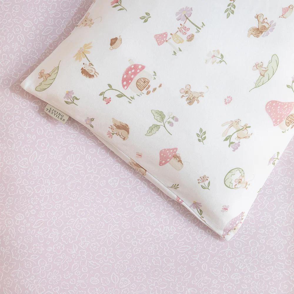 Organic Jersey 1pk Pillowcase - whimsical Wonderland