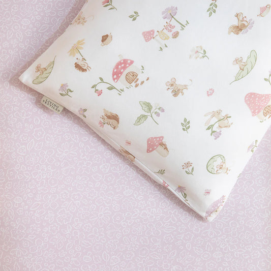 Organic Jersey 1pk Pillowcase - whimsical Wonderland