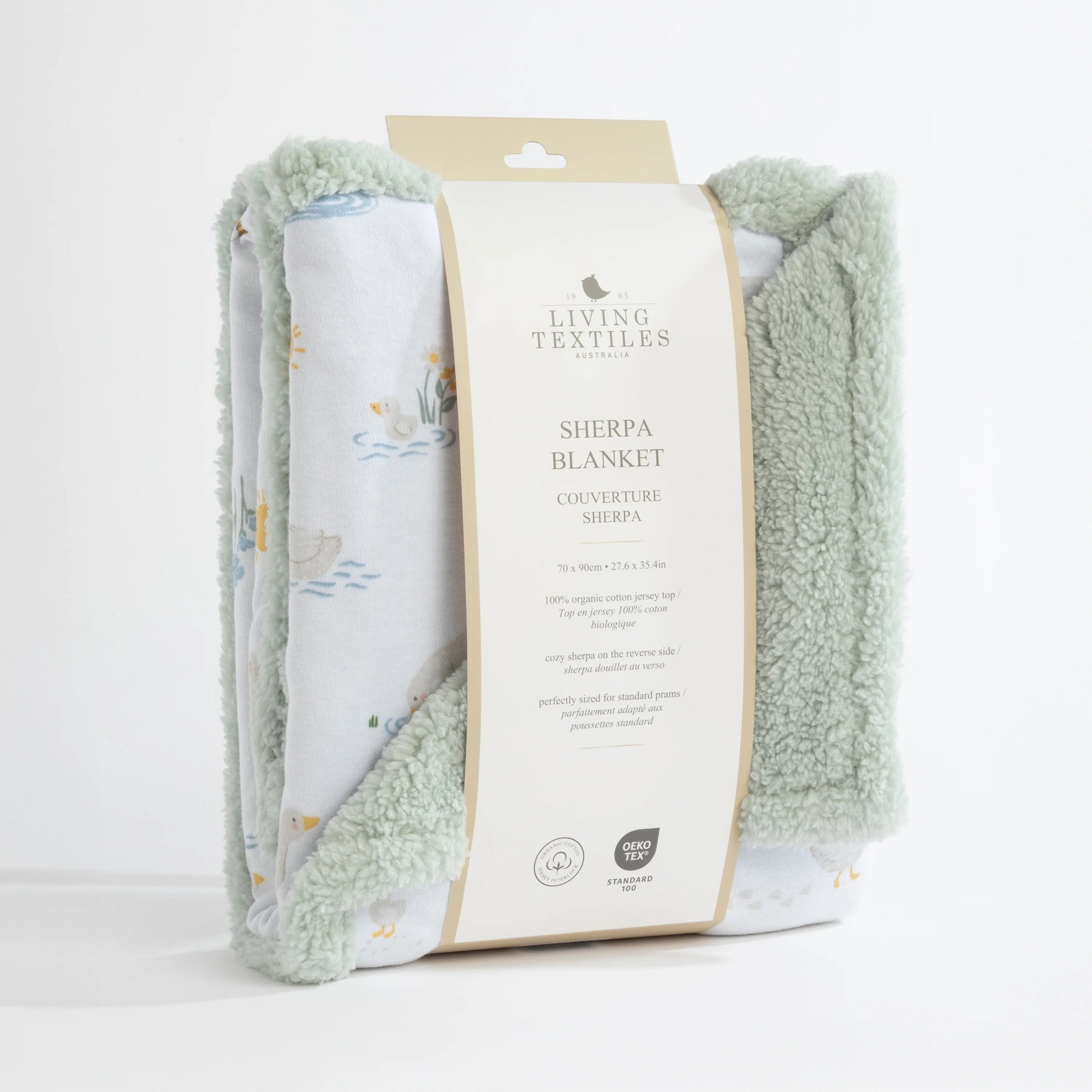 Living Textiles Sherpa Blanket
