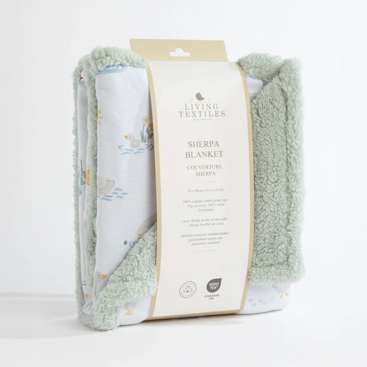 Living Textiles Sherpa Blanket