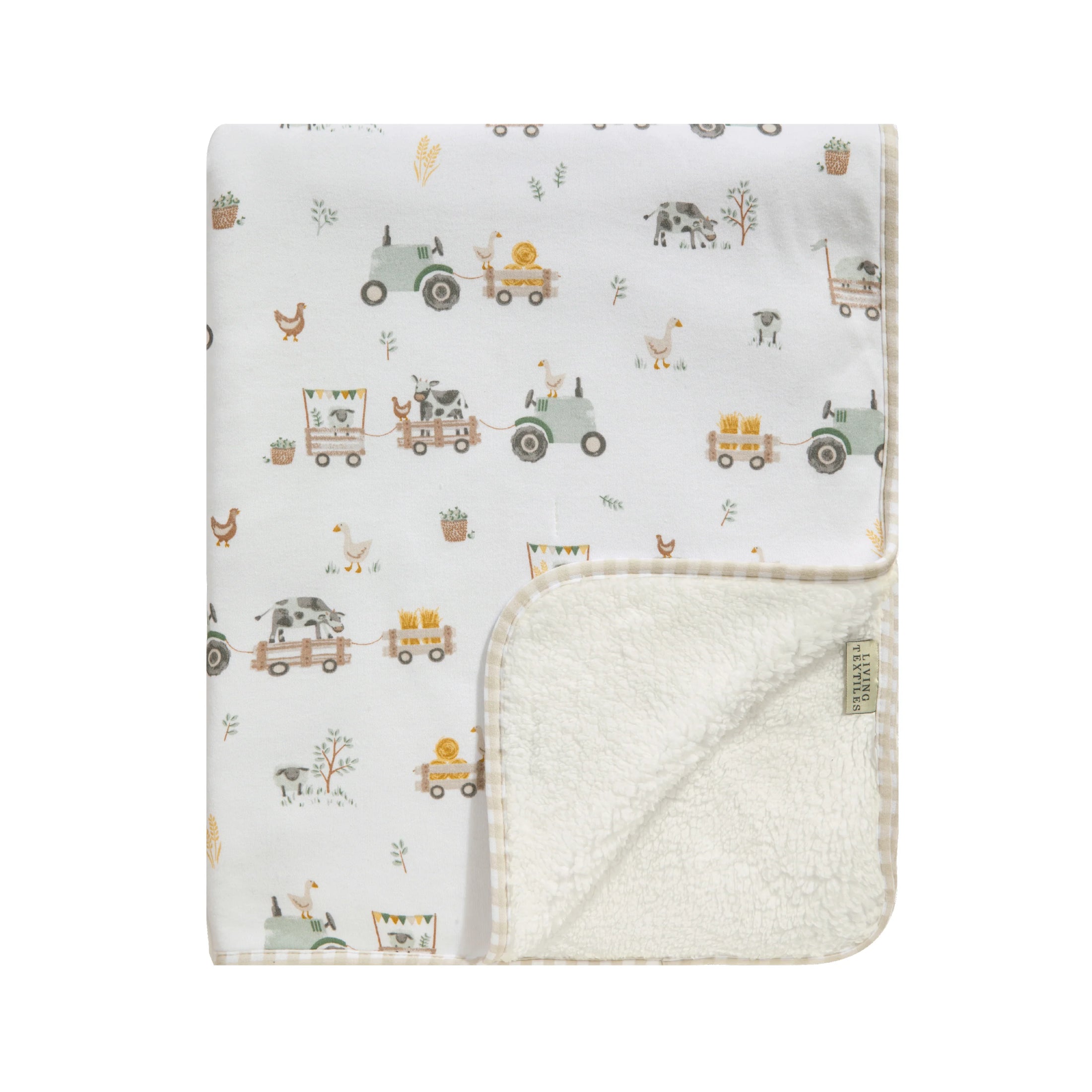 Living Textiles Sherpa Blanket