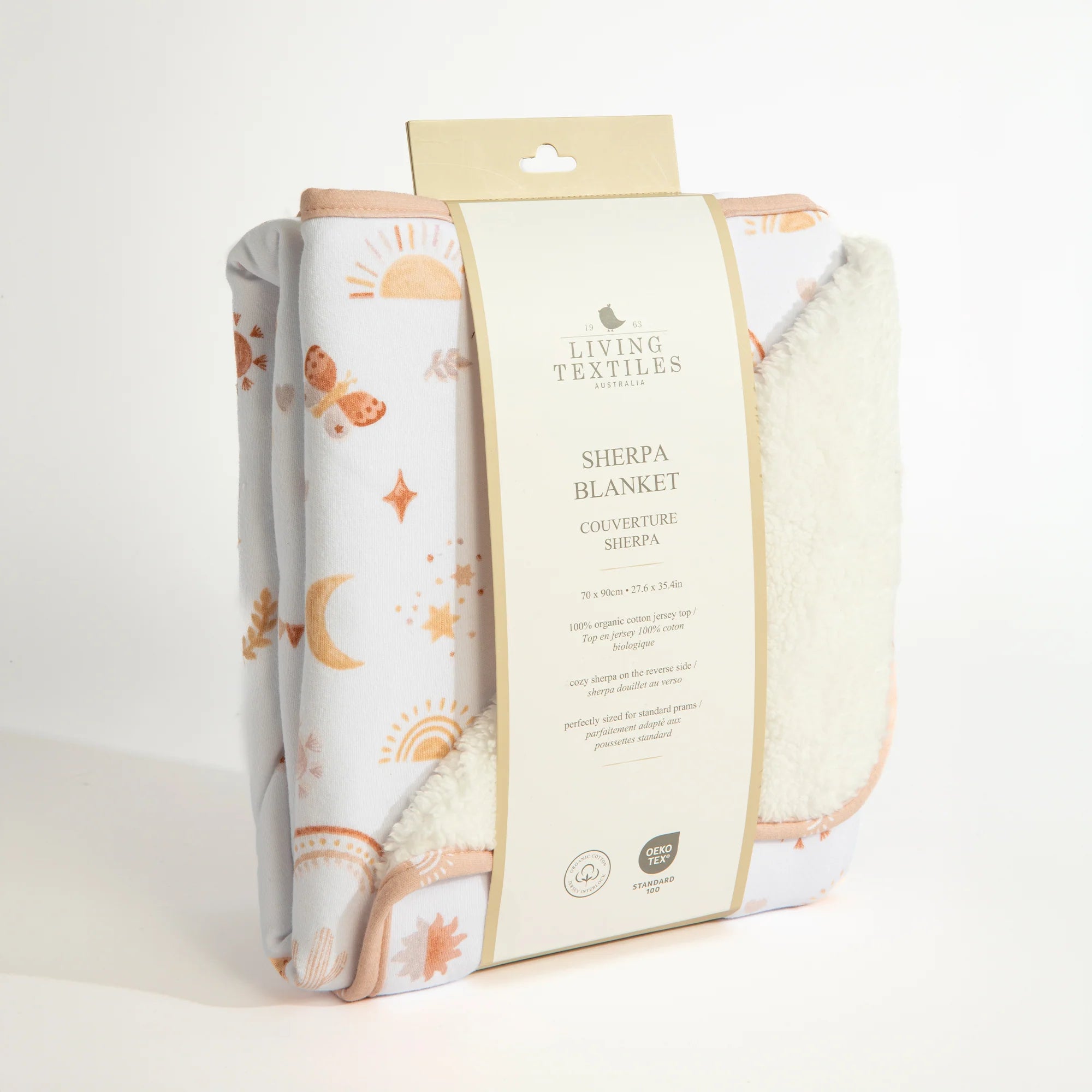 Living Textiles Sherpa Blanket