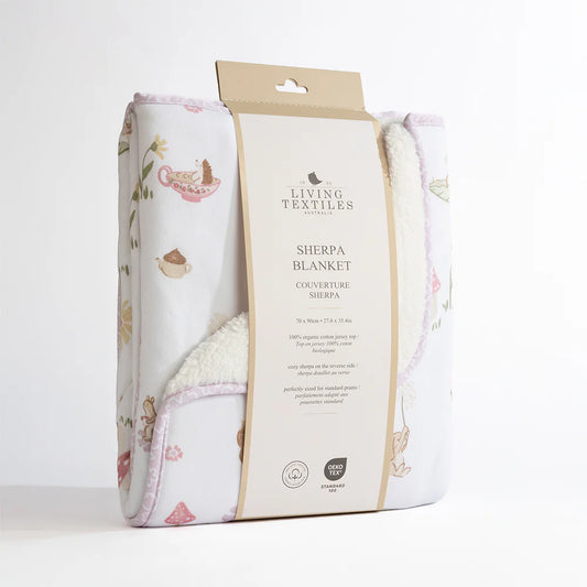Living Textiles Sherpa Blanket