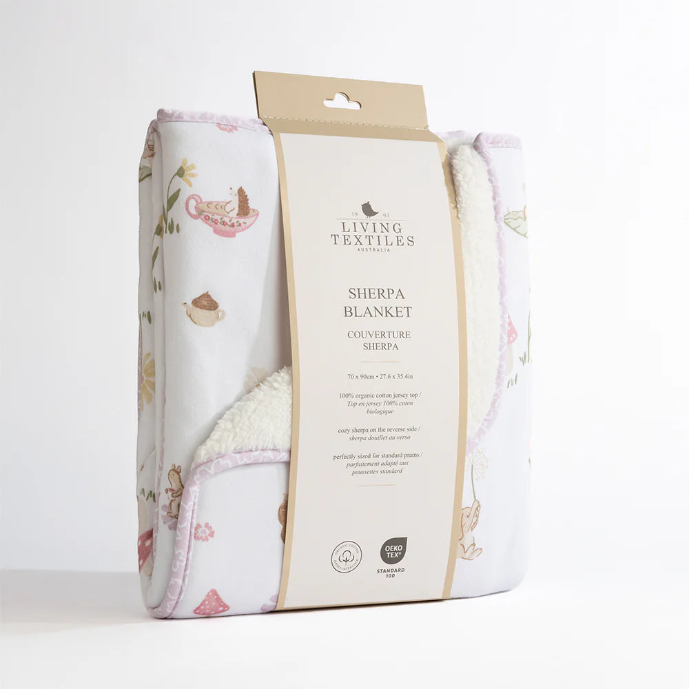 Living Textiles Sherpa Blanket
