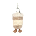 Load image into Gallery viewer, Jellycat amuseables coffee to go bag charm
