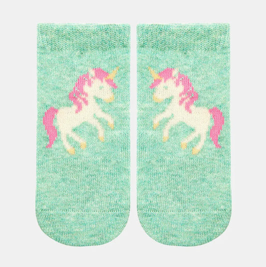 Toshi Ankle Socks Jacquard Unicorn