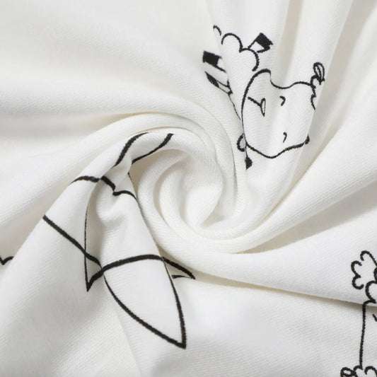 Baa Baa Sheepz  XL Cute Big Star & Sheepz / White / Color Tag