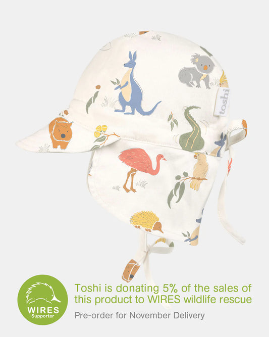 Toshi Flap Cap Bambini/Outback