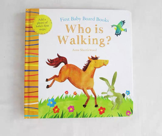 First Baby Board Book – Who Is Walking