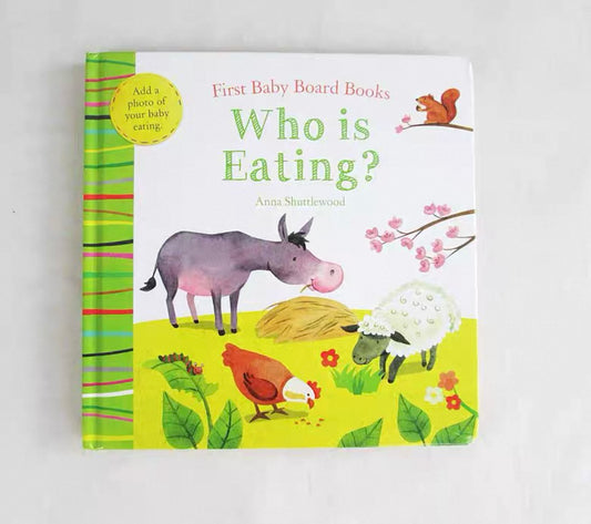 First Baby Board Book – Who Is Eating